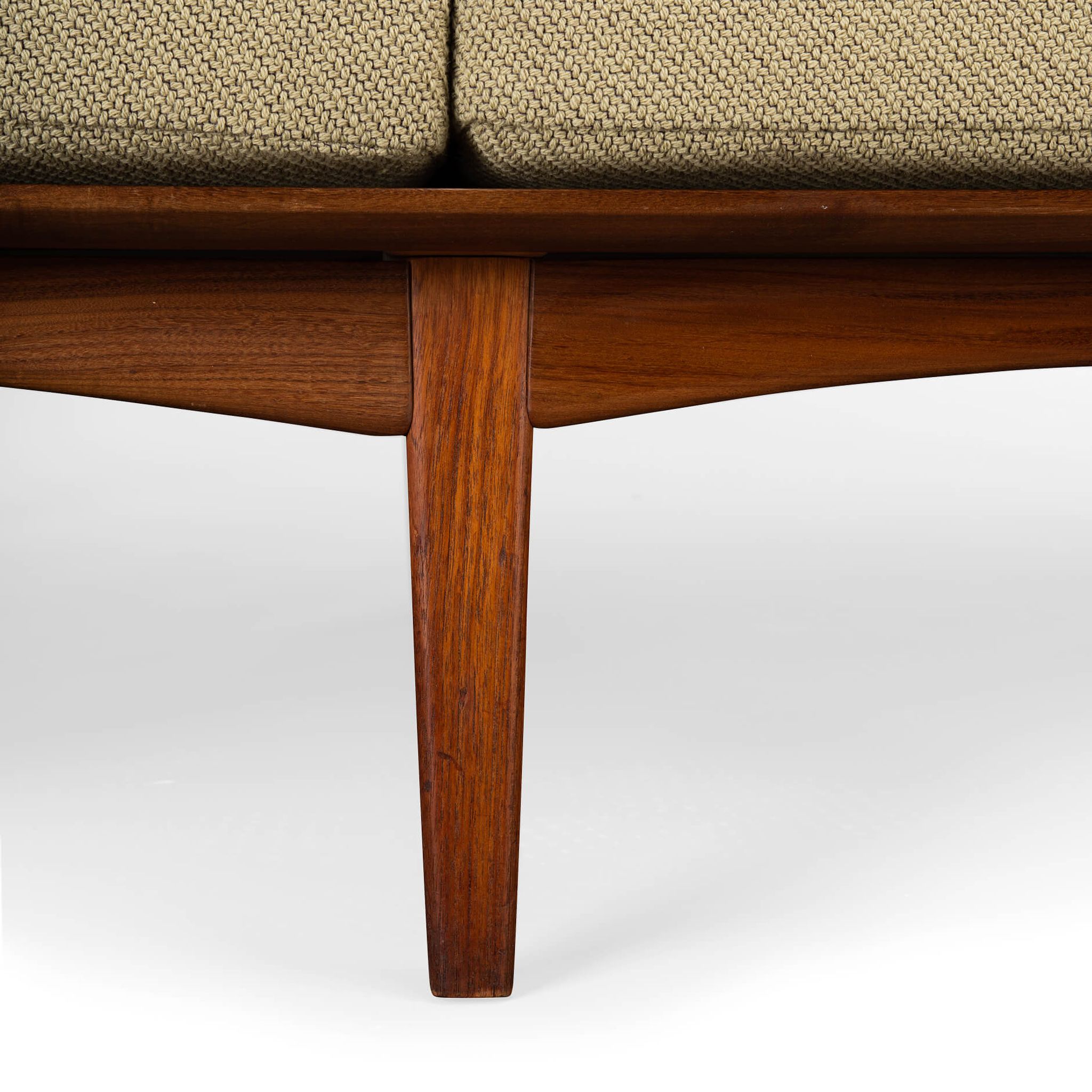 Sand color Sofa Model No. 35 by Arne Wahl Iversen made by Komfort, 1960s