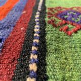 Traditional kilim carpet turkish shabby vintage country house in kelim wool 220x174 cm