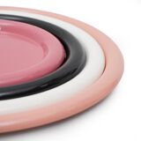 Enamelled metal bowls by Gianfranco Frattini for Progetti, 1970s, set of 4.