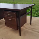 Bureau hollandais en acajou vintage
