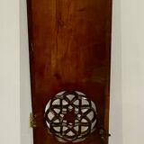 Clock door carved and openwork wood