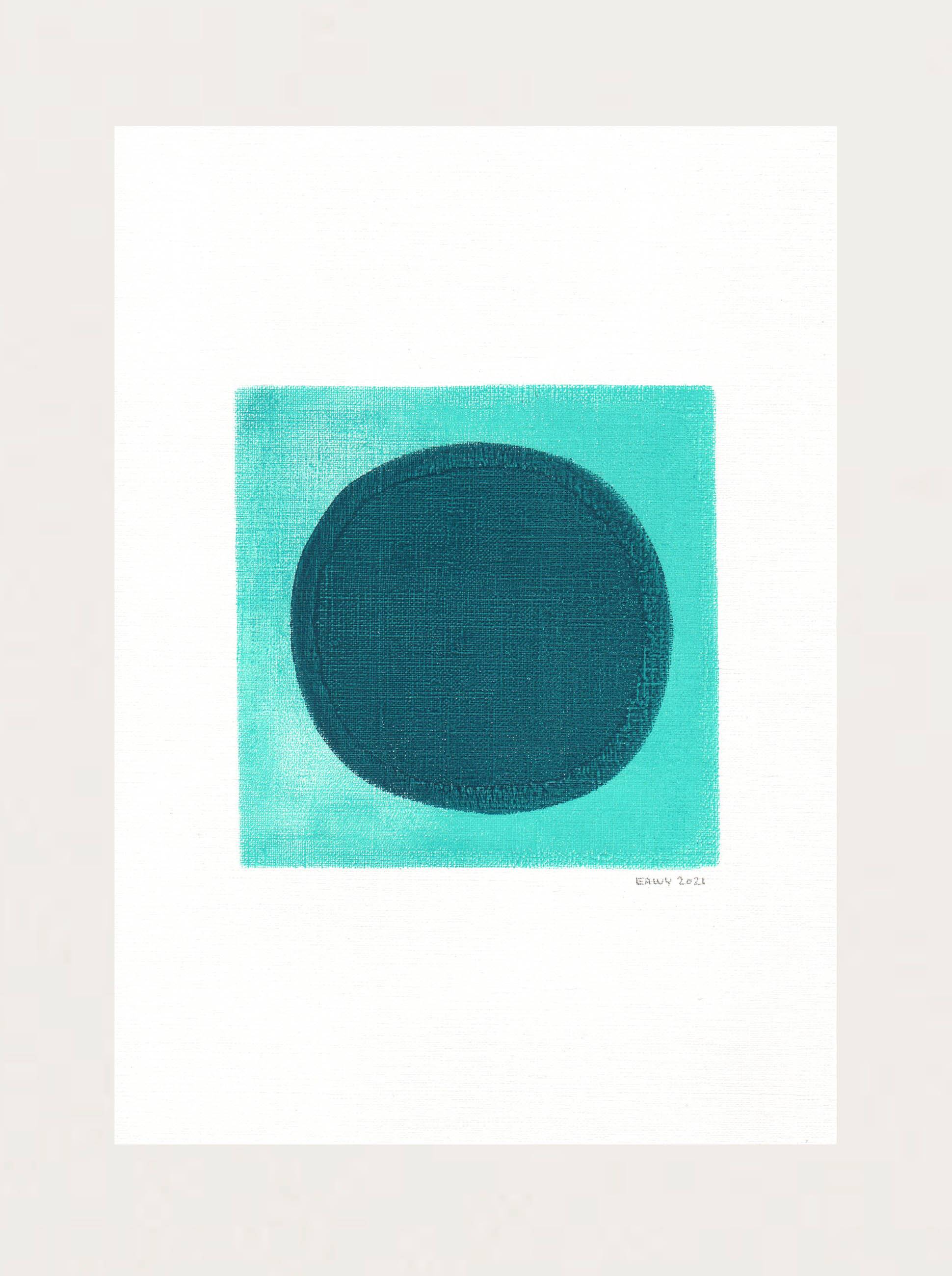 Duo de peintures abstraites - M300 et H246 - signées eEawy