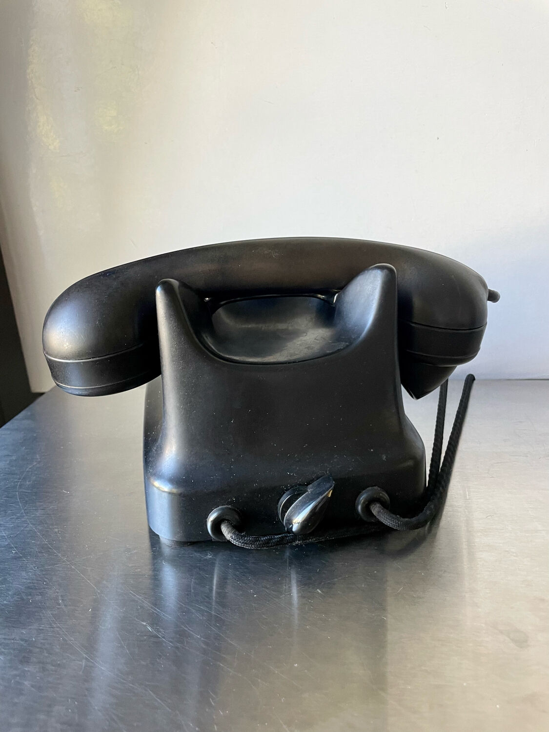 1940’s Scandinavian Bakelite Rotary analog Telephone