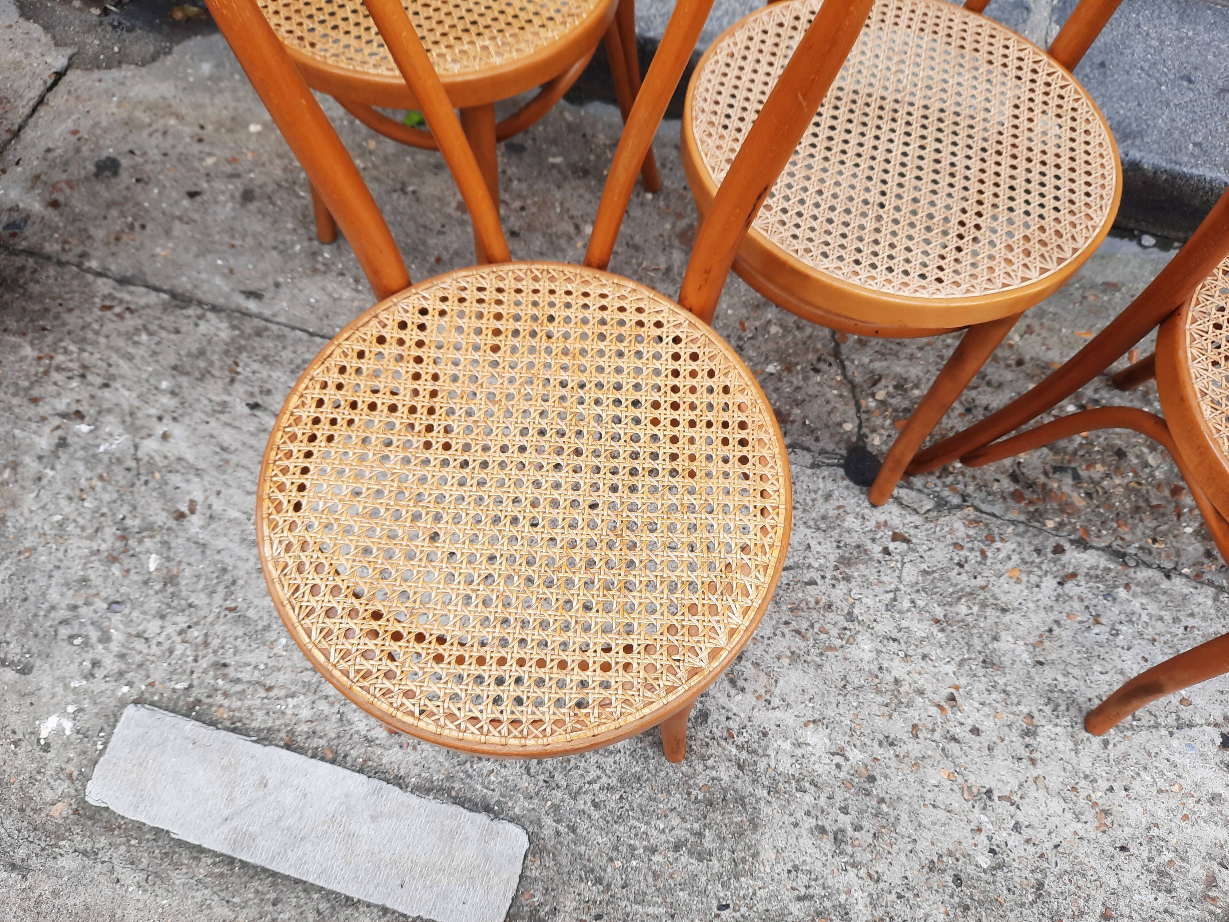 4 bistro chairs