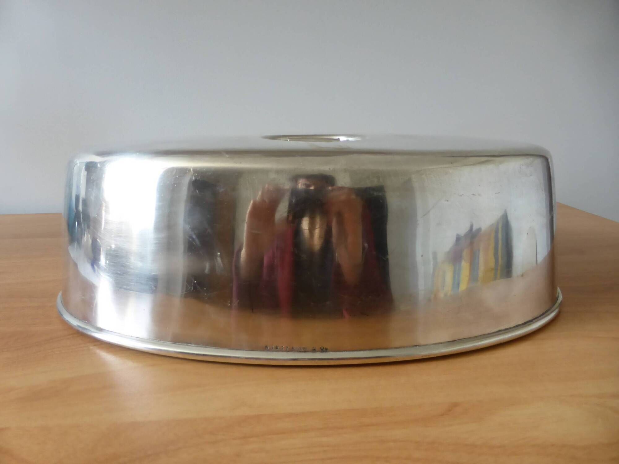 Ecruis monogrammed silver-plated metal serving bell 240517