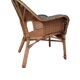 Antique rattan armchair