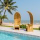 Rattan armchair