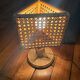 Vintage rattan table lamp 1950-1960 Italian
