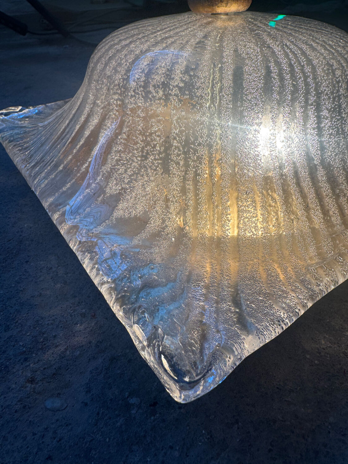 Murano glass wall sconce from the 1970s