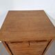 Vintage oak tambour cabinet | 1940s