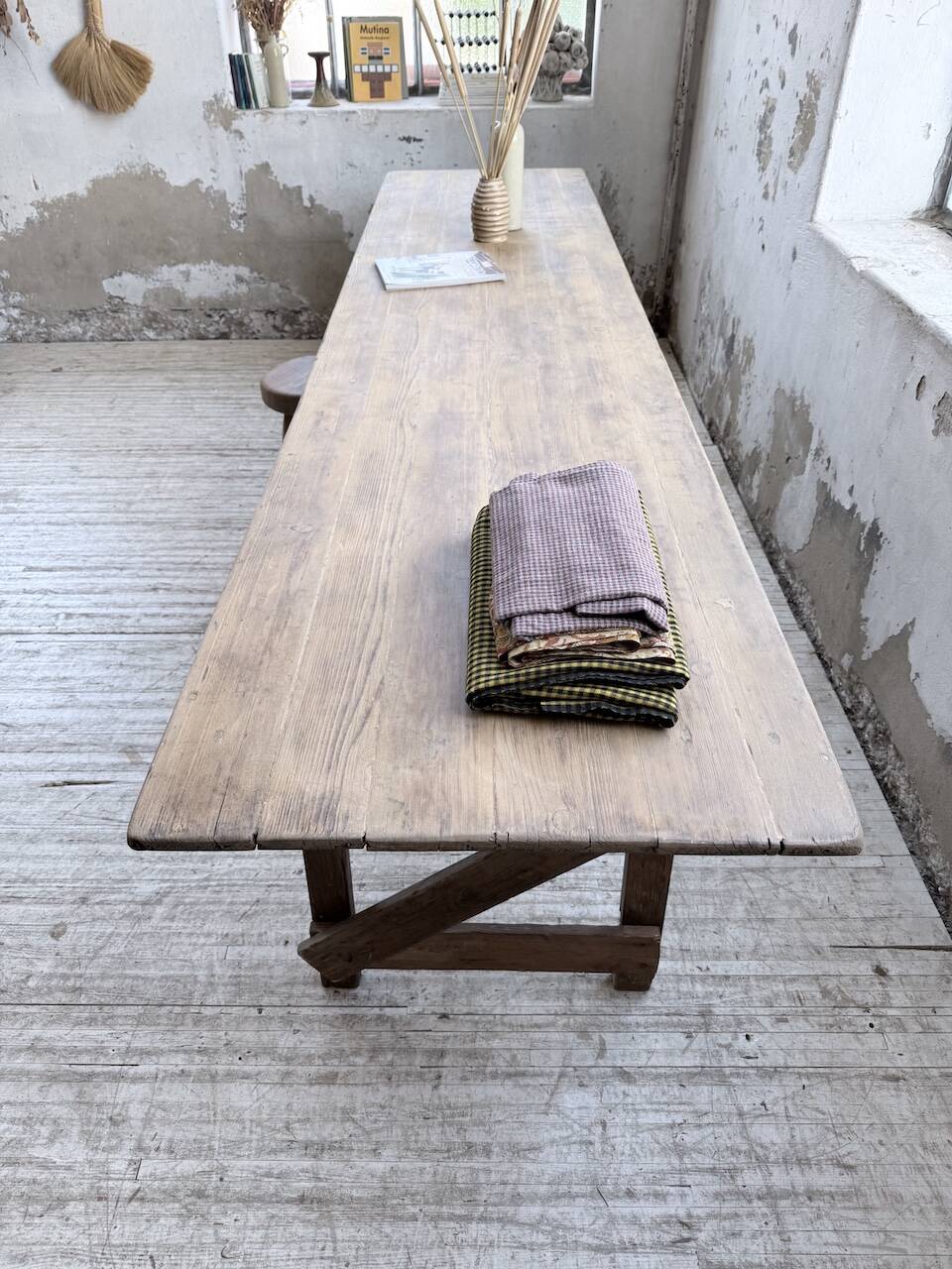 1950 XL folding farmhouse table in pine