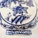 Vase Citrouille Chinois en Porcelaine Bleue et Blanche fin 19ème