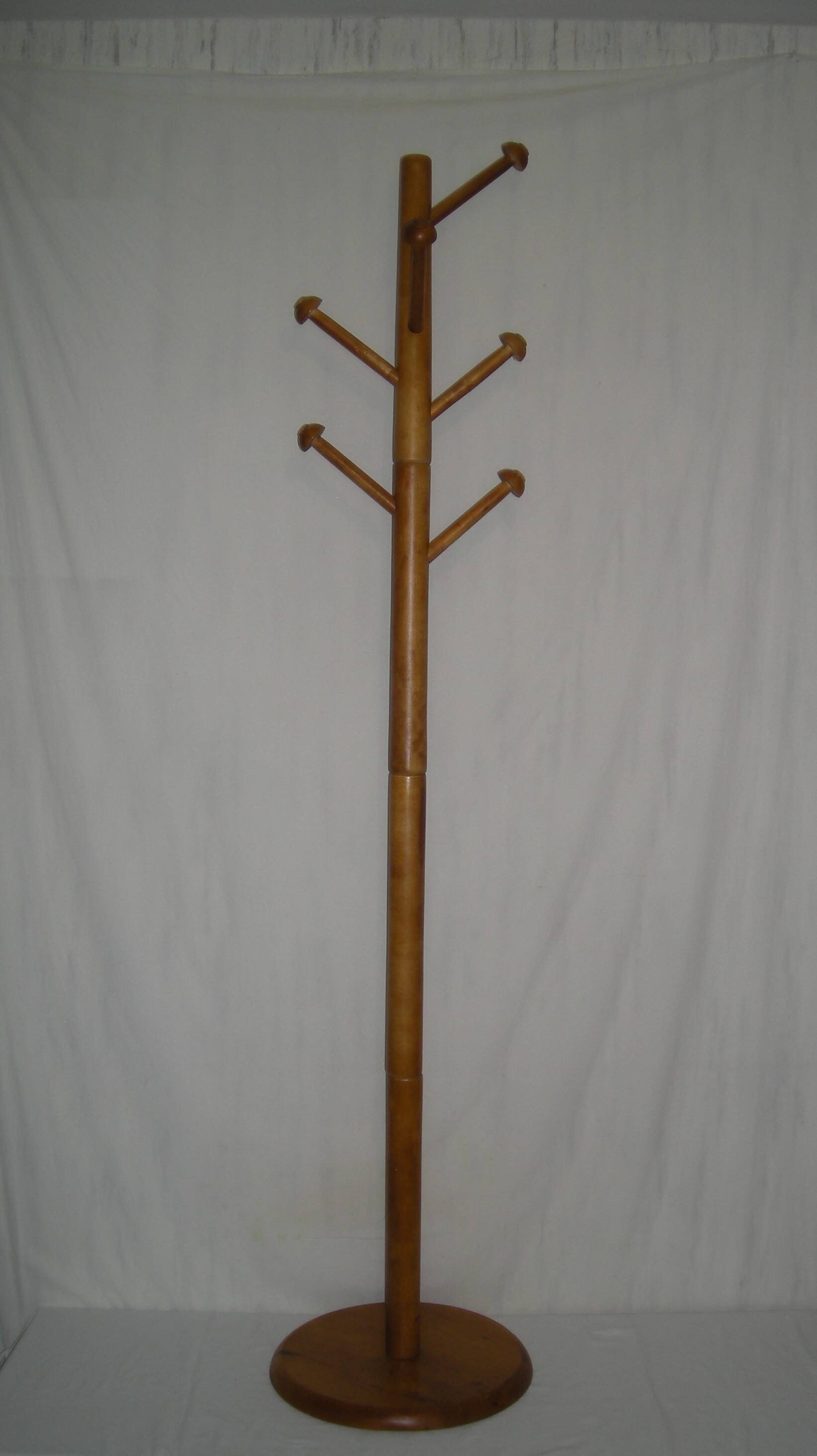 80s floor coat rack