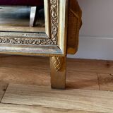 Old golden mirror