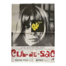 Affiche cinéma originale "Cul-de-sac" Roman Polanski, Françoise Dorleac 60x80cm 1966