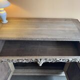 Carved wooden sideboard