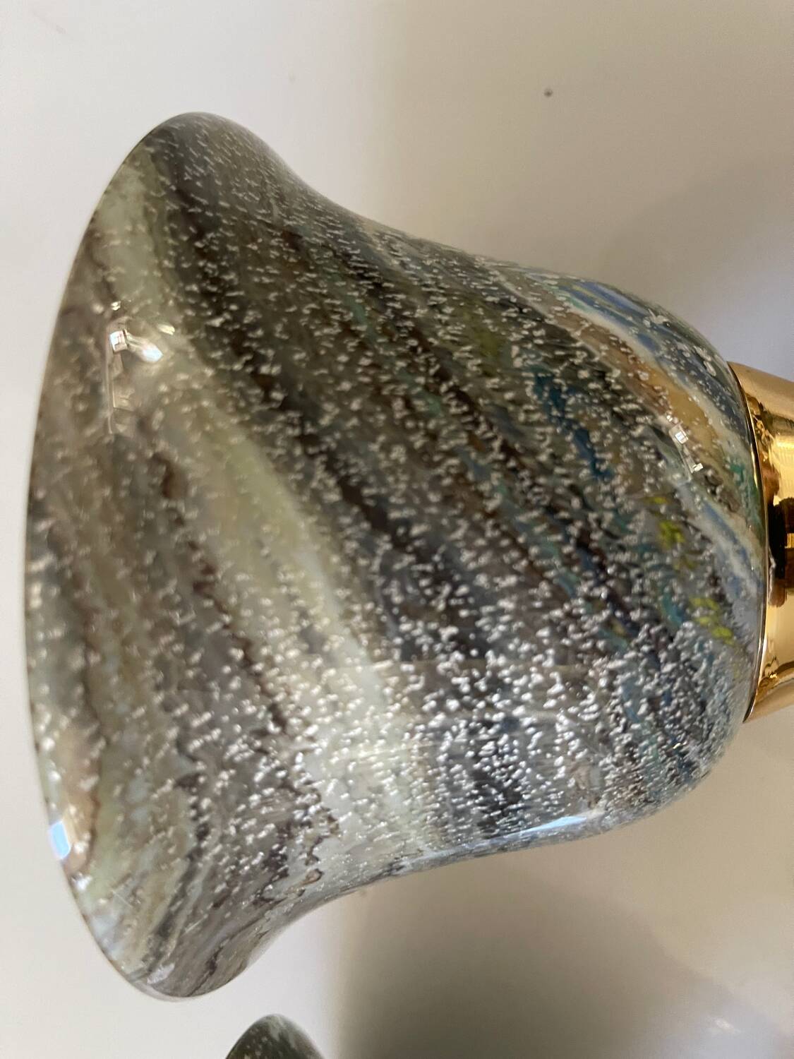 Venetian Art Murano Glass Sconces Set of 2