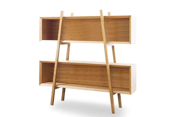 Scandinavian shelves oak
