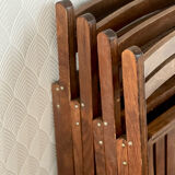 4 folding chairs 1960