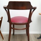 Reupholstered Thonet office chair No.6003