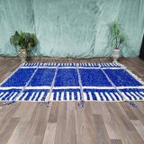 Traditional handmade Berber rug, size 100 x 200 cm