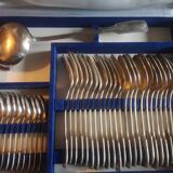 Silver-plated metal cutlery by Boulenger