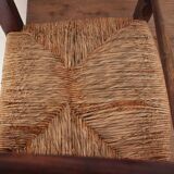 Pair of ancient mulched chairs