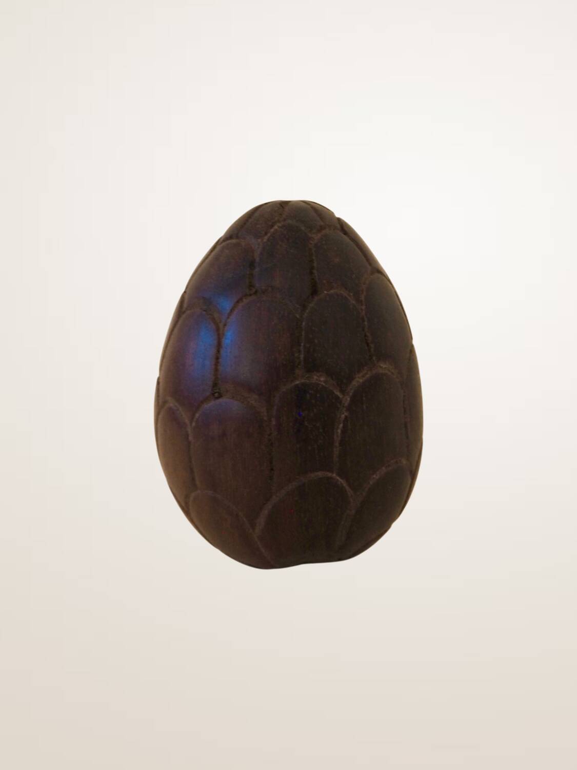 Ensemble de fruits décoratifs en bois sculpté