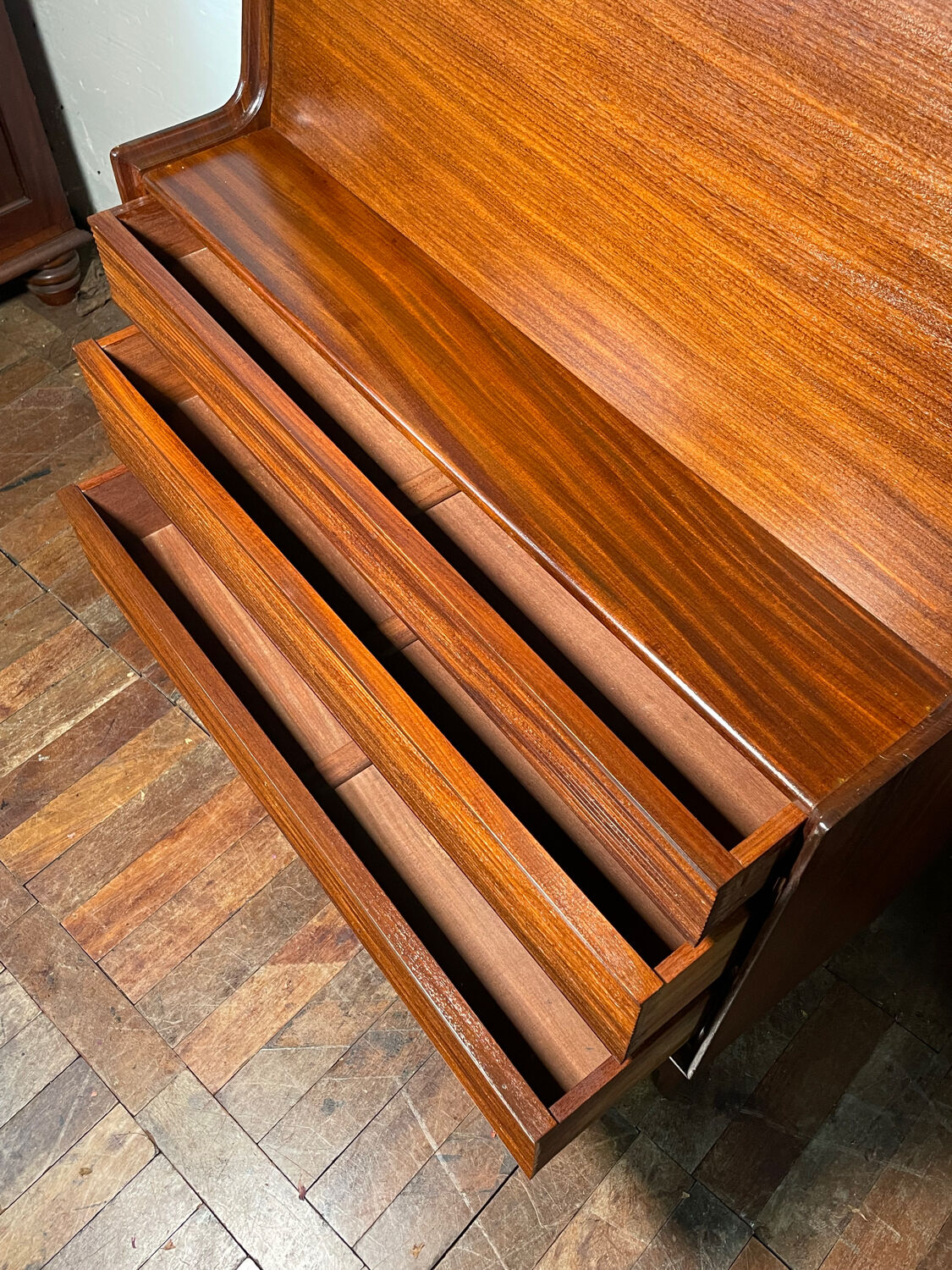 Mid Century Retro Vintage Trak Bureau by English Designer Richard Hornby 1960