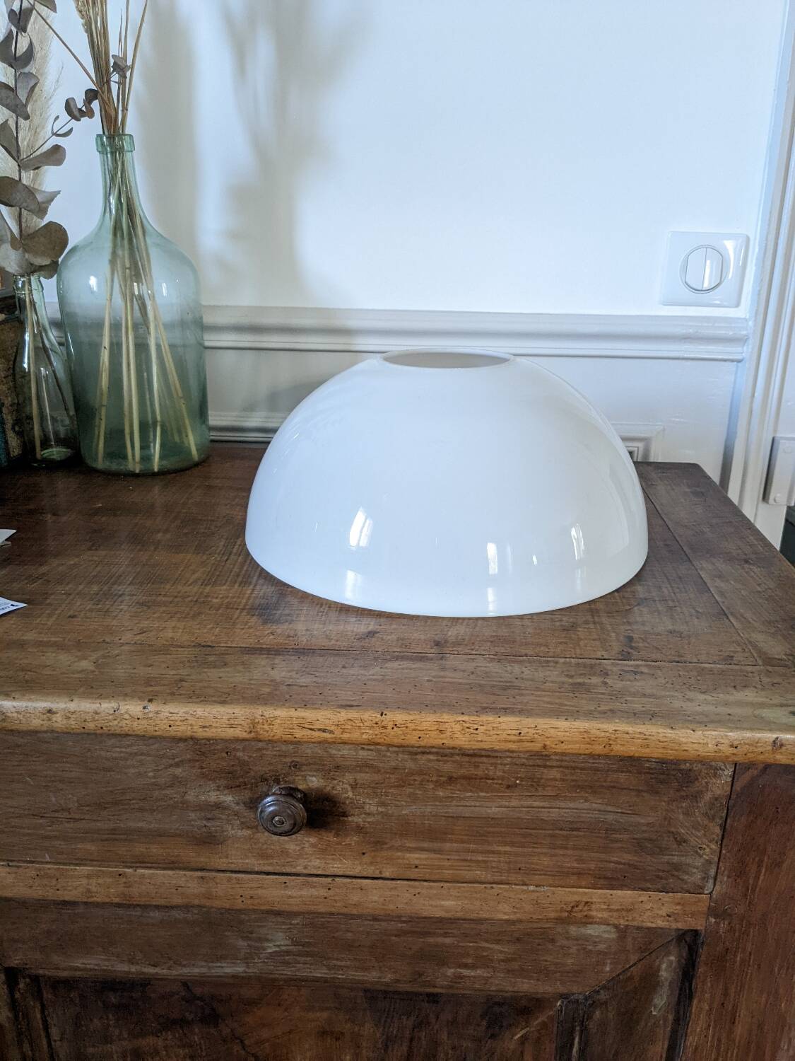 Suspension en opaline