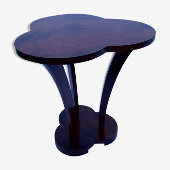 Art deco in thuya magnifying glass side table