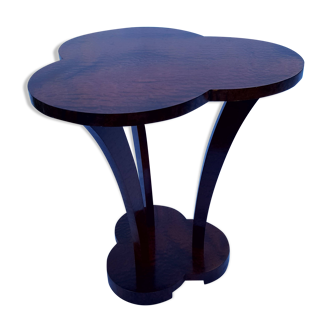 Art deco in thuya magnifying glass side table