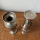 Pair of silver-plated vases/urns from the 1920s/30s.