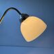 VINTAGE ARTICULATED DESK LAMP IN BRASS AND OPAL GLASS