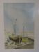 Lithographie voiliers au port 57 x 79 cm