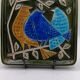 Enamelled plaque the 3 birds by Lisa Larson - Gustavsberg