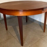 Vintage Scandinavian extendable teak table