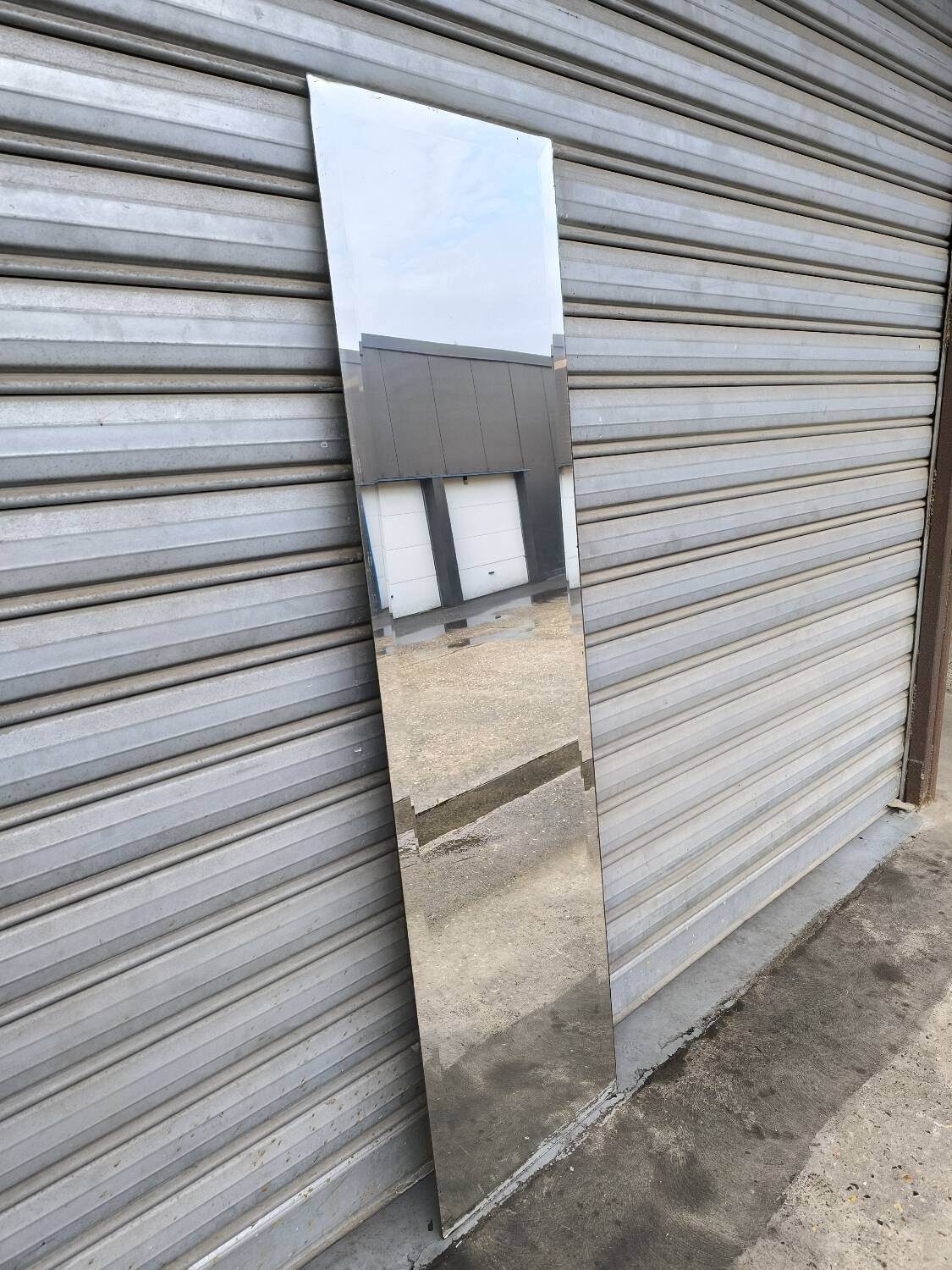 Art Deco beveled mirror 168 x 45