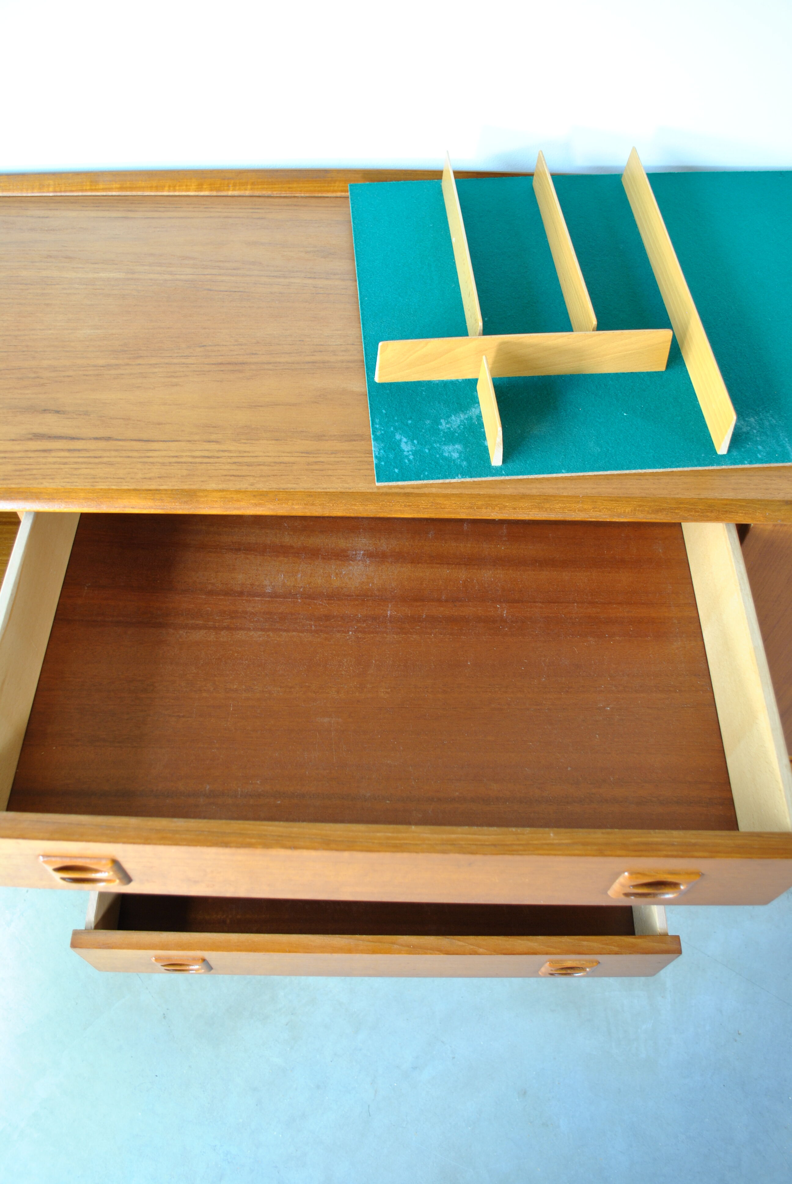 Scandinavian teak row 1970