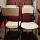 4 chairs Colette Gueden Skaï mulching effect