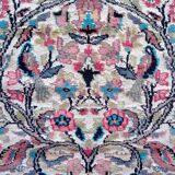 Pakistani wool and silk handmade rug 190x120cm