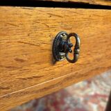 Louis Philippe style oak desk or table