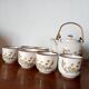 Asian tea service with flowers 1970