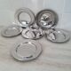 Alessi Alfra / Small presentation plates in 18/8 stainless steel