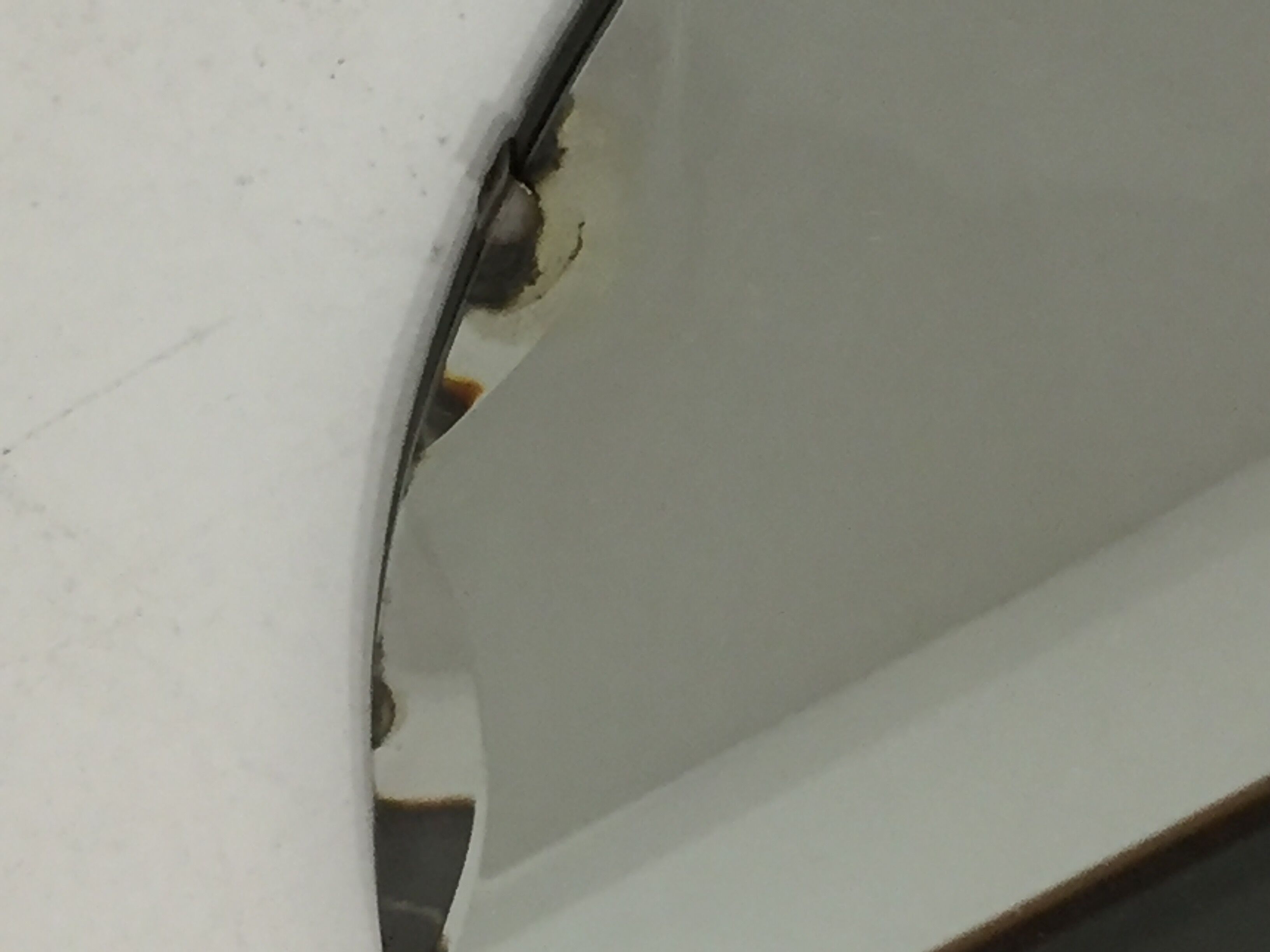 Round beveled mirror 46 cm