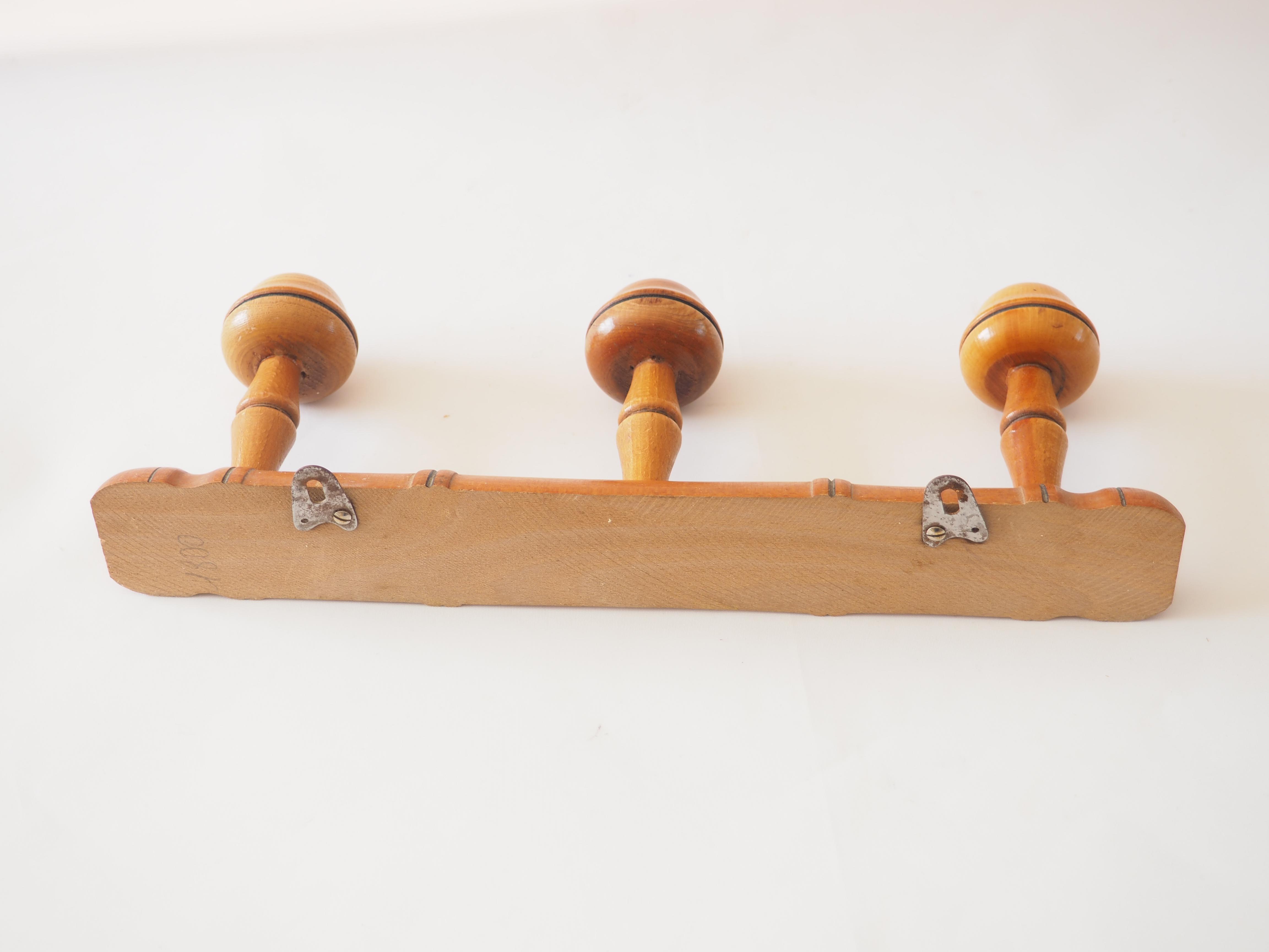 Old wooden hook