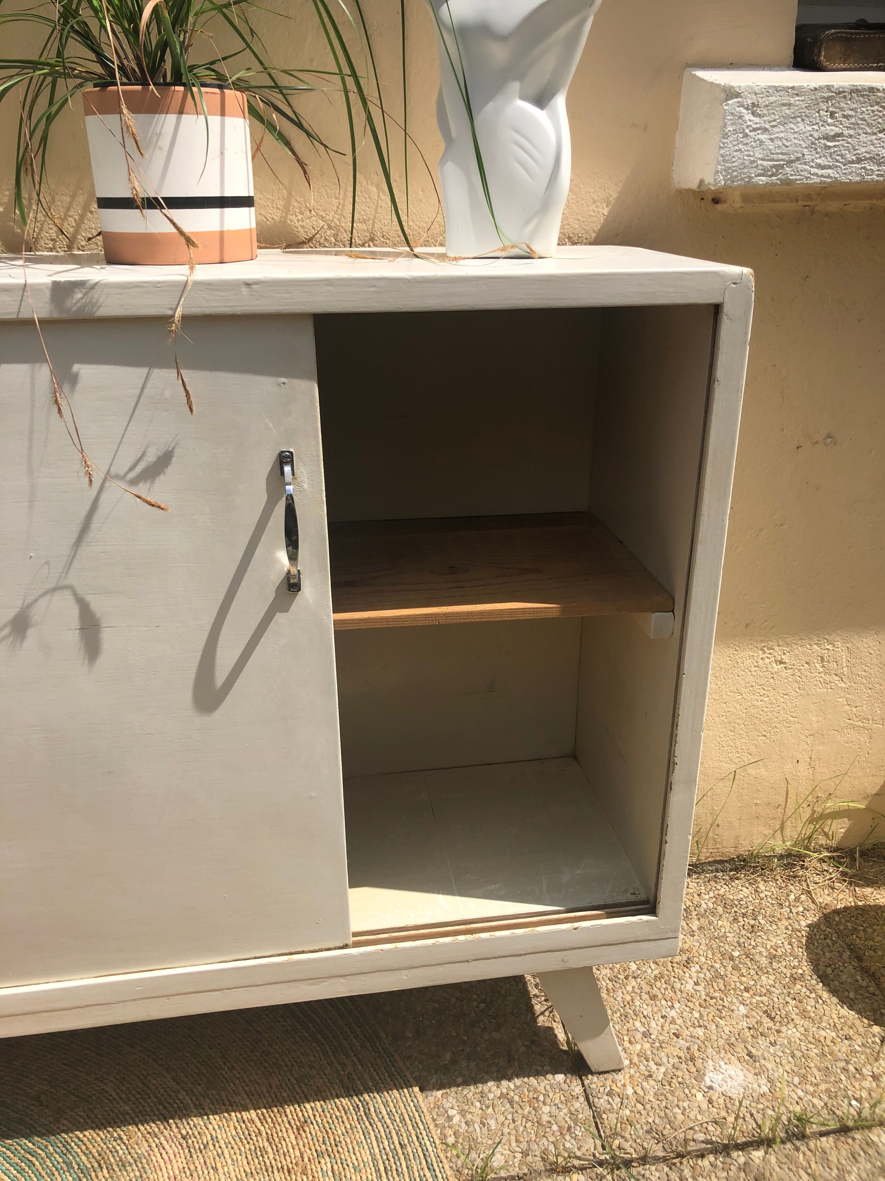 Meuble atelier pieds compas