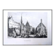 Nuremberg, vintage engraving, printed in 1841.