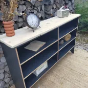 Wooden locker workbench