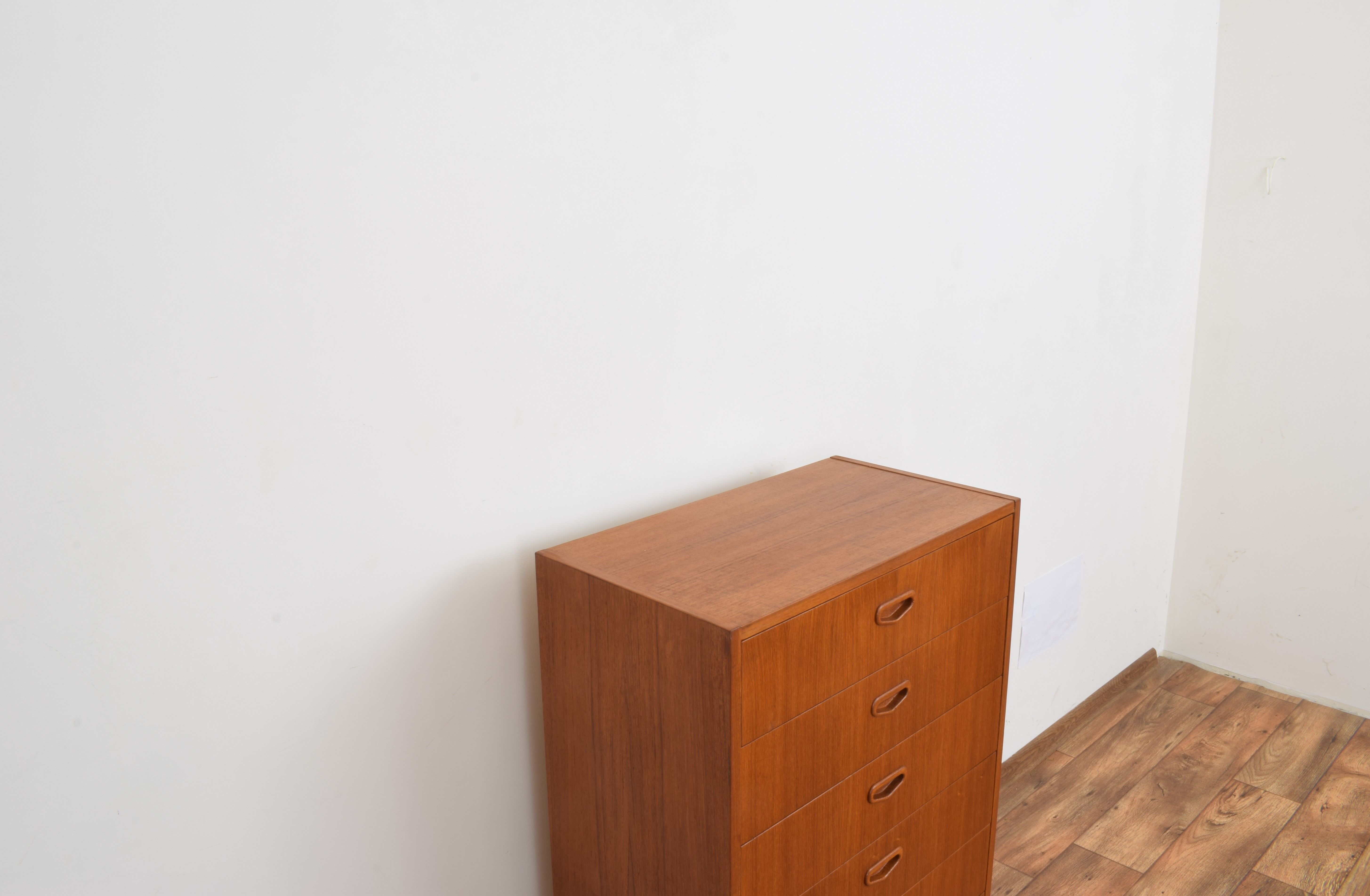 Mid-century swedish teak chest of drawers, 1960s.